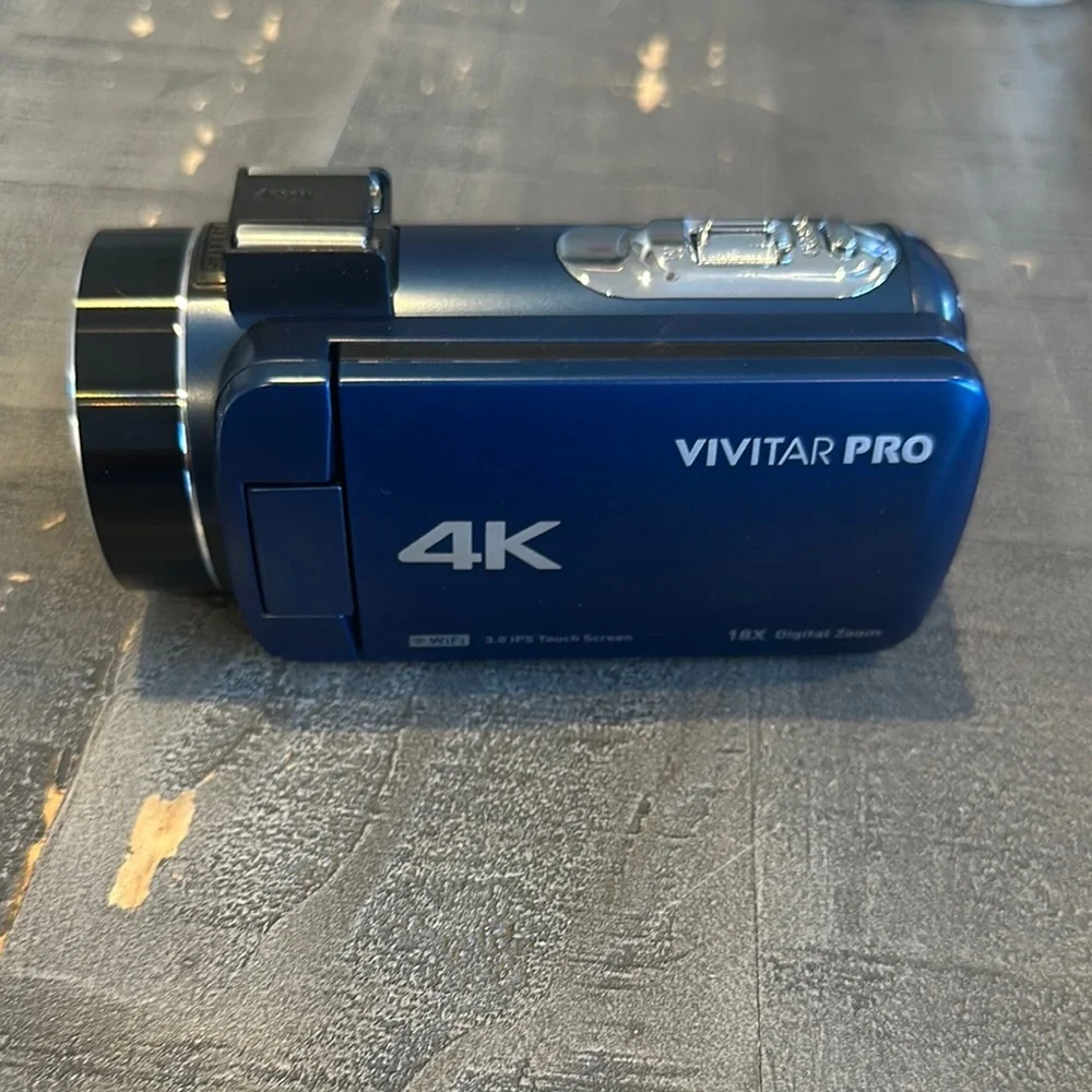 Vivitar Pro 4K Camcorder - Blue